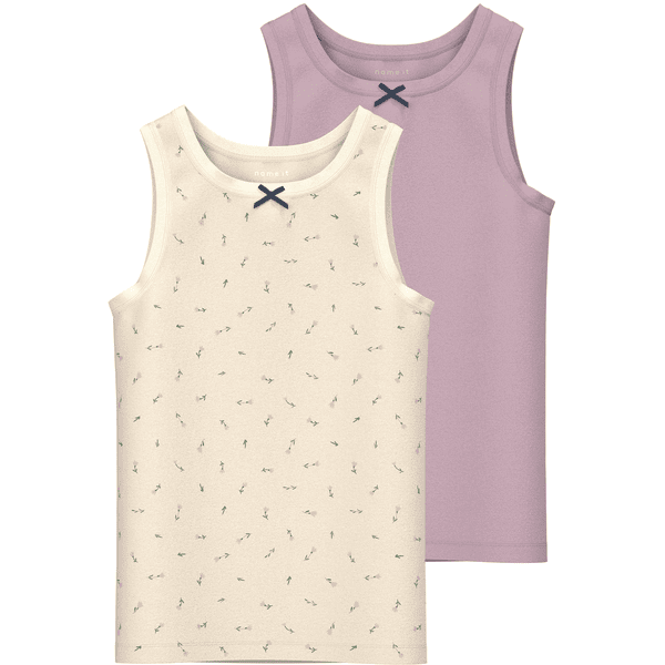 name it Tank Top 2 Pack Voi cream 