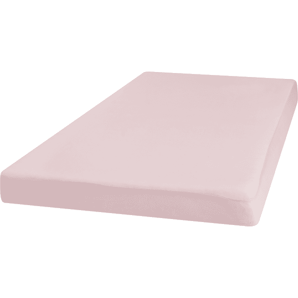 Playshoes Drap housse enfant Jersey rose 70x140 cm