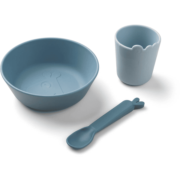 Done by Deer™ Geschirr-Set Kiddish first meal - Blau