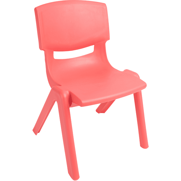 BIECO Krzesełko dziecięce z tworzywa sztucznego kolor czerwony