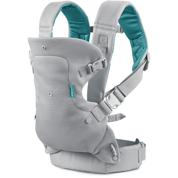 Flip in 1 4 Infantino Advanced Babytrage Mesh-Gewebe Grey mit