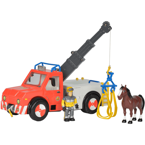 Simba Bombero Sam Phoenix con figura y caballo