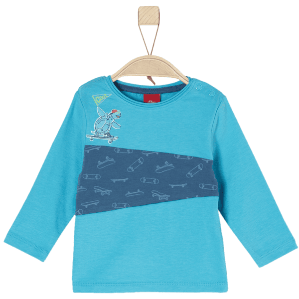 s.Oliver Girls Langarmshirt turquoise 