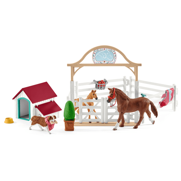 schleich® Figurine chevaux invités de Hannah chienne Ruby Horse