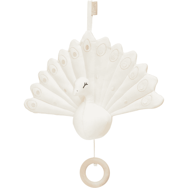 Cam Cam® COPENHAGEN Music Mobile, Peacock - Cream White