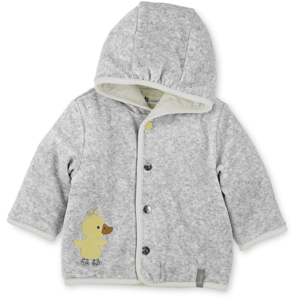 Sterntaler Sweat enfant capuche Nicki Edda gris 