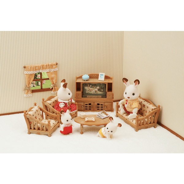 Sylvanian Families® Figurine maison de campagne salon salle à manger 5339