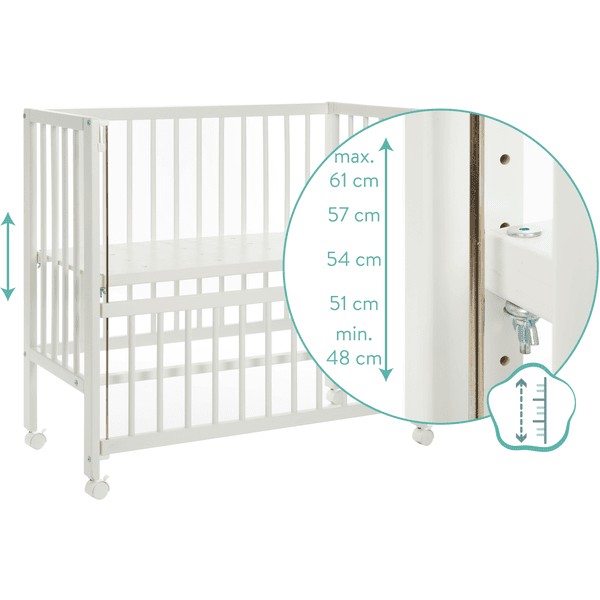 Fillikid convertible hotsell bedside crib