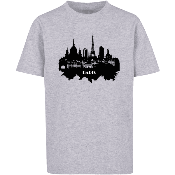 UNISEX T-Shirt SKYLINE grey PARIS heather F4NT4STIC TEE