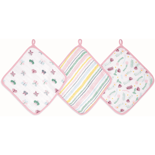 aden ® Disney washandje floral fauna 3-pack