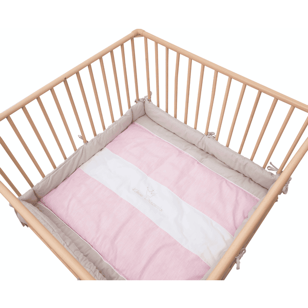 Be Be 's Collection Acolchado para parque infantil bebé Princesita rosa 