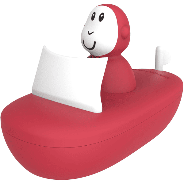 MATCHSTICK MONKEY™ Jouet de bain bateau et culbuto rouge