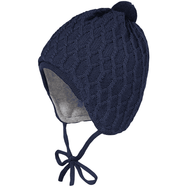 Maximo Beanie kabelsteek marine 