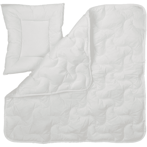 urra Gewatteerde babybeddenset Bamboo 80 x 80 cm