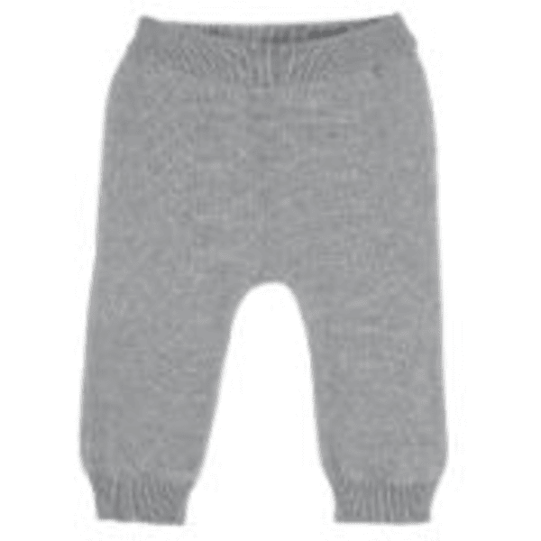 Sterntaler Pantalones de punto gris claro melange 