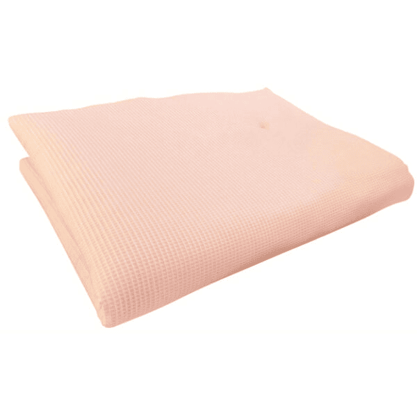 IDEENREICH Kocyk do raczkowania King Size Waffle pink