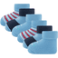 Ewers Dětské ponožky 6-pack velryba/prstenec modrá  