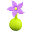 haakaa® Nakładka na laktator w kształcie kwiatu, fioletowa