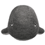 Filibabba Kuscheltier Wal 30 cm Grey Melange