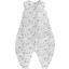 Jacky Jumper -Sleepoverall 120gr pehmustettu vaaleanharmaa melange kuvioitu kuviollinen 
