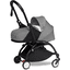 BABYZEN Kinderwagen YOYO2 0+ Black mit Neugeborenenaufsatz Grau