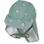 Sterntaler Peaked caps med nakkebeskyttelse regnbuegrønn