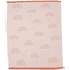 DAVID FUSSENEGGER Coperta per bambini LIMA arcobaleni rosa antico 90 x 65 cm