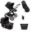 bugaboo Kombinovaný kočárek Fox 5 s příslušenstvím Black / Mid night  Black 
