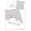 HERDING Biancheria da letto in flanella Orso polare 135 x 200 cm