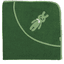 Sterntaler GOTS badehåndkle med hette Kinni uni mørkegrønn 80 x 80 cm