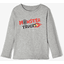 name it Boys Langarmshirt Victor grey melange 