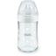 NUK Drinkfles Nature Sense gemaakt van glas, 240ml in wit