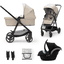Kinderkraft Kombikinderwagen NEWLY 3 in 1 sand beige