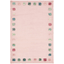 LIVONE børnetæppe COLOR BORDER pink/multi 100x160 cm