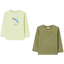 OVS T-shirt manches longues pack de 2 Shadow Lime