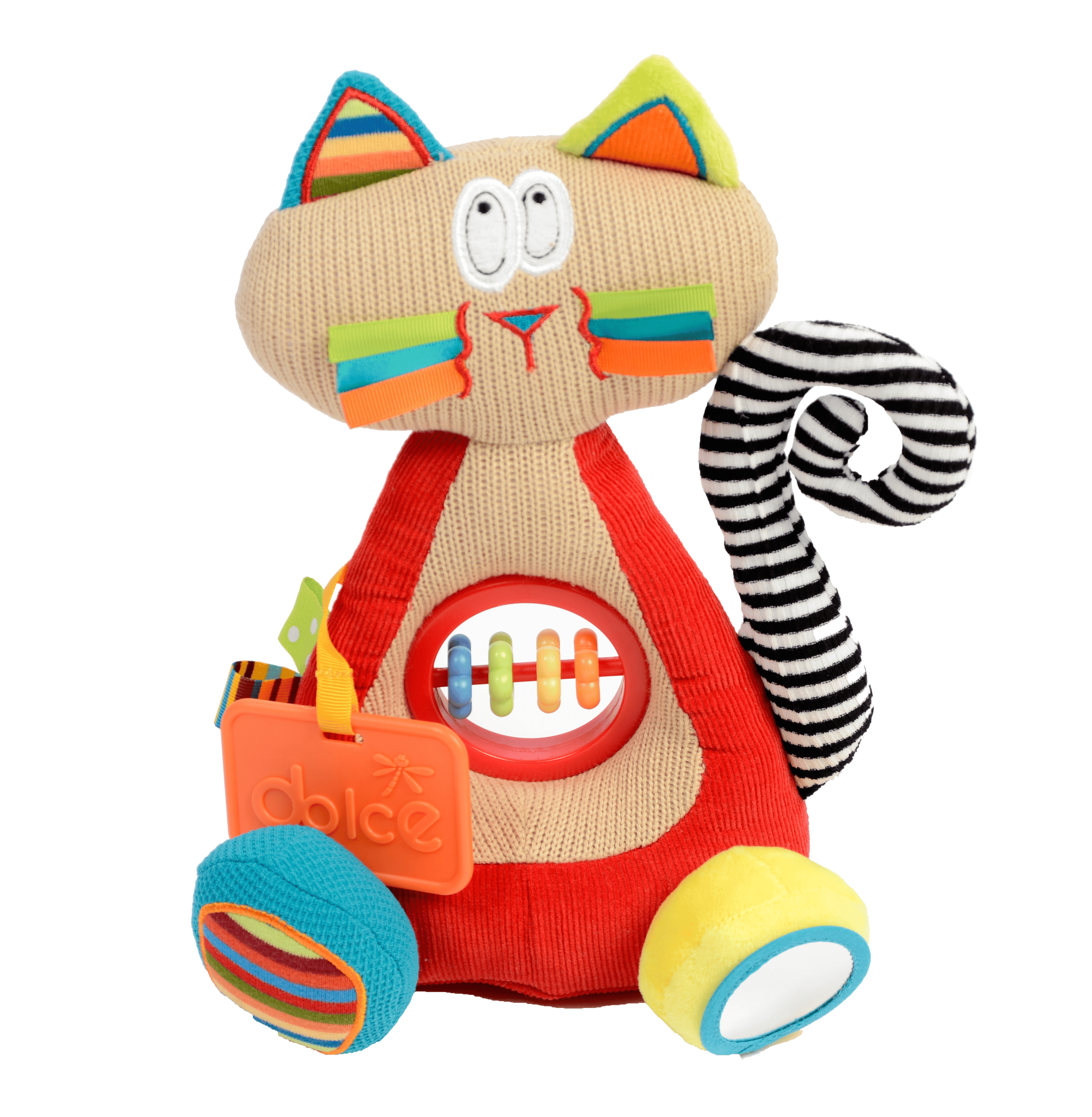 dolce Toys Peluche d'éveil chat siamois