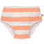 LÄSSIG Schwimmwindel Block Stripes  weiß rosa orange