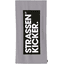 HERDING Velours badhanddoek Street Kicker grijs-zwart 75 x 150 cm
