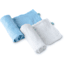 KOALA BABYCARE®Mullwindel Soft Touch 120 x 120 cm 2er-Pack - blau