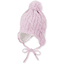 Sterntaler Bonnet enfant tricoté lacet pompon rose 