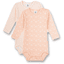 Sanetta Body enfant carreaux rose lot de 2