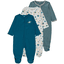 name it Paquete de 3 pijamas azul legión