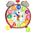 TopBright Toys® Lernuhr mit Formensortierer