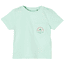 s. Olive r T-shirt poche poitrine turquoise