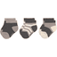 LÄSSIG Chaussettes Sneacker pour enfants, paquet de 3, anthracite taupe