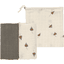 LÄSSIG Gazeklude M 2-pack taupe 60 x 60 cm