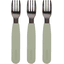 Filibabba  Silikonové vidličky v balení po 3 kusech - zelené