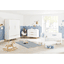 Pinolino Ensemble lit bébé commode à langer armoire Move blanc/naturel
