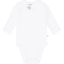 LÄSSIG Body bébé manches longues côtelé milky blanc