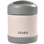BEABA Porsjonsbeholder i rustfritt stål 300 ml i mørk grå / lys rosa